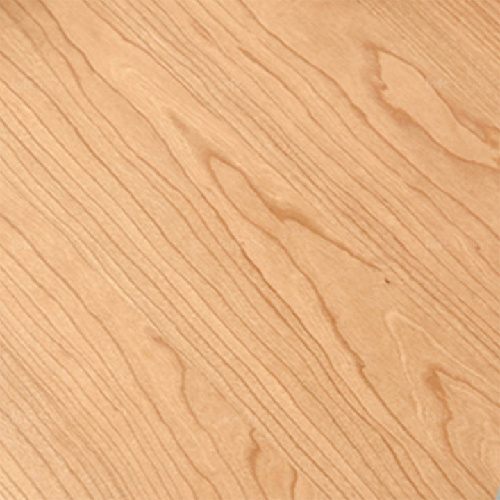 Scandinavian cherry wood extendable dressing table blend in details.