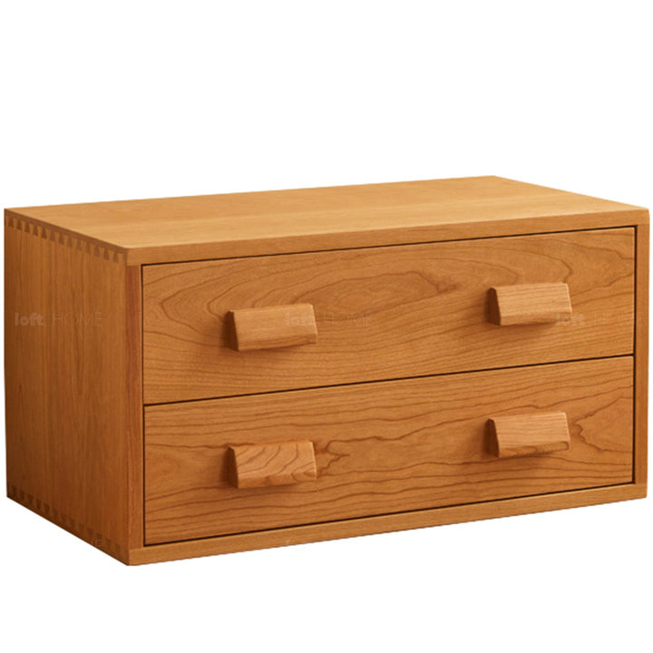Scandinavian cherry wood modular drawer cabinet vers detail 39.