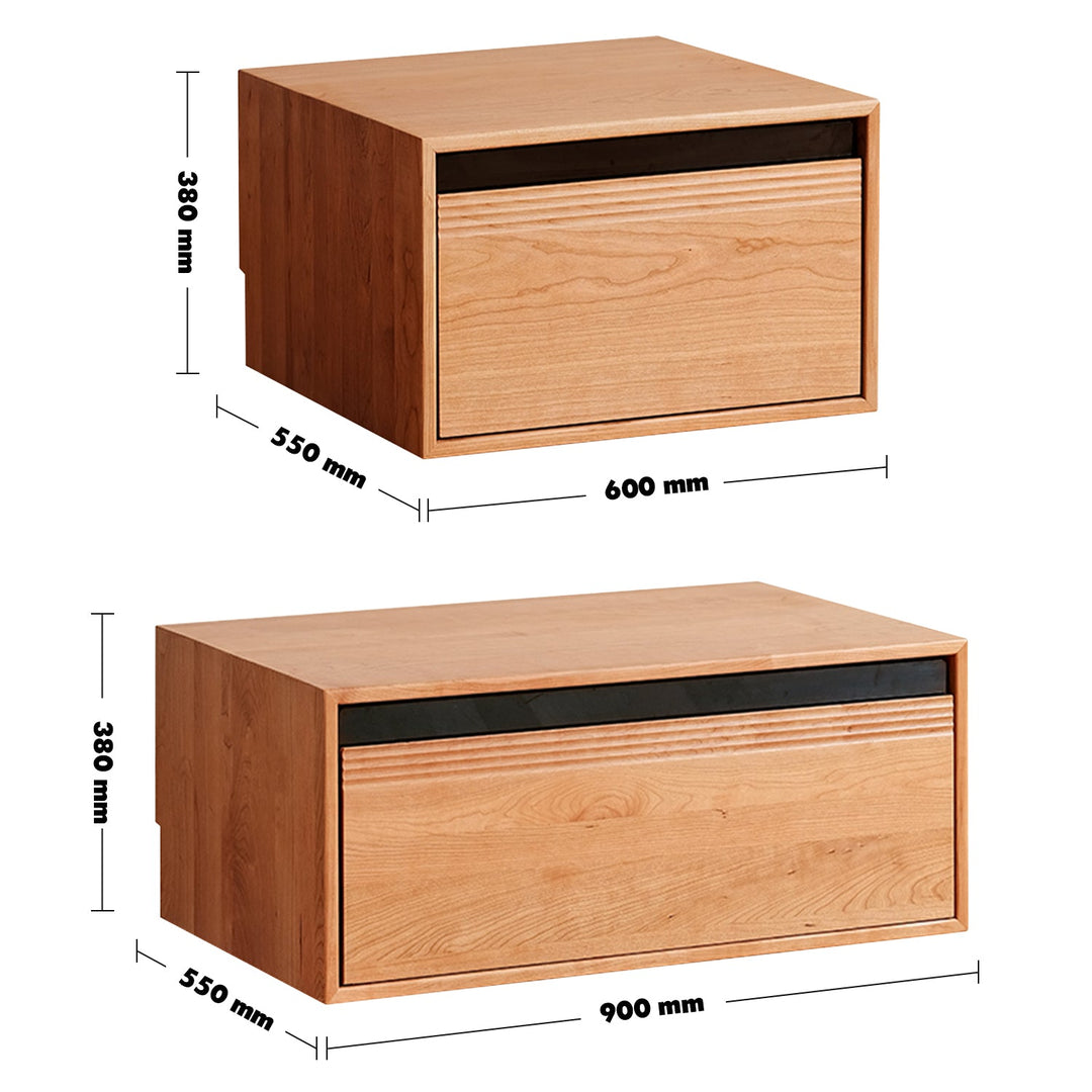 Scandinavian cherry wood shelf bookshelf achiever material variants.