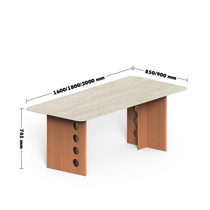 Scandinavian cherry wood sintered stone dining table timeless size charts.