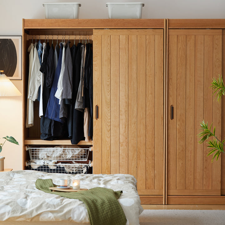 Scandinavian cherry wood sliding door wardrobe nava size charts.