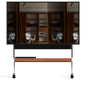 Scandinavian Cherry Wood TV Hanger HAL
