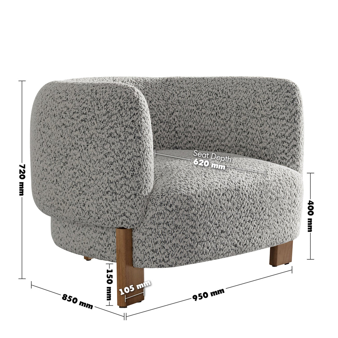 Scandinavian chenille velvet fabric 1 seater sofa embrace size charts.