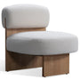 Cream Sherpa Fabric 1 Seater Sofa HYGGE