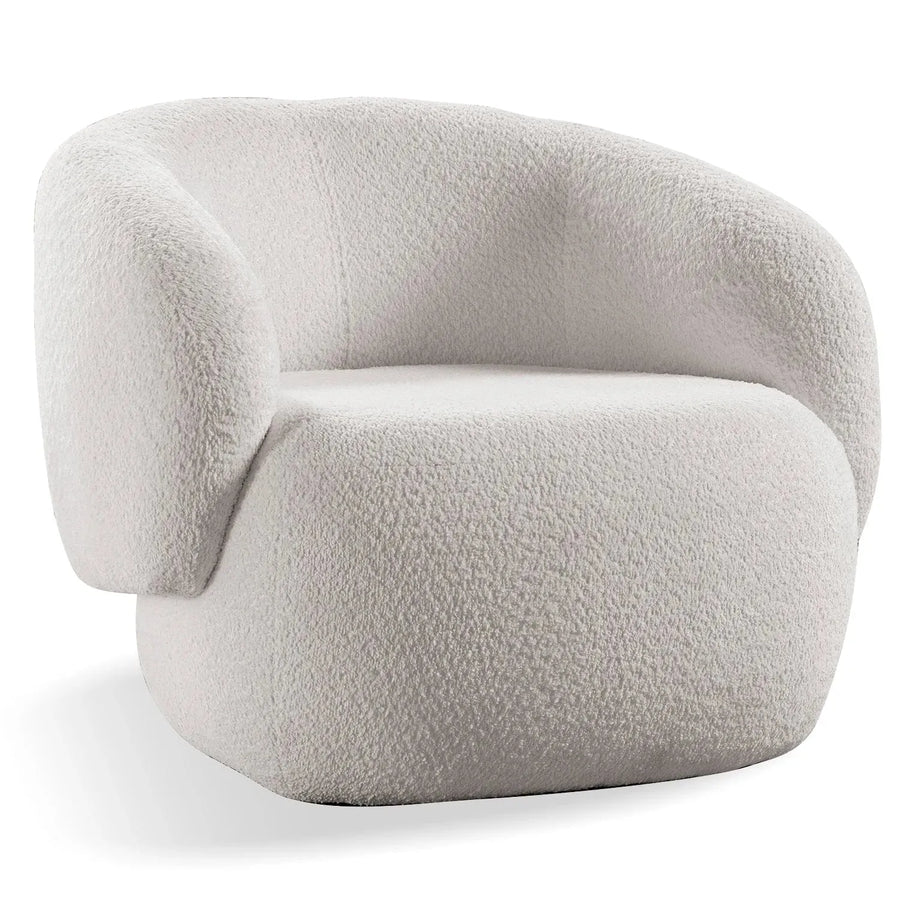 Cream Fabric 1 Seater Sofa OSLO