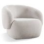 Cream Fabric 1 Seater Sofa OSLO