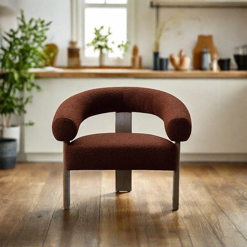 Japandi Boucle Fabric 1 Seater Sofa SERENITY Good to Know Preview-1