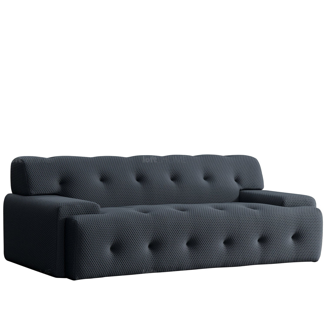 Scandinavian fabric 2 seater sofa blogger conceptual design.
