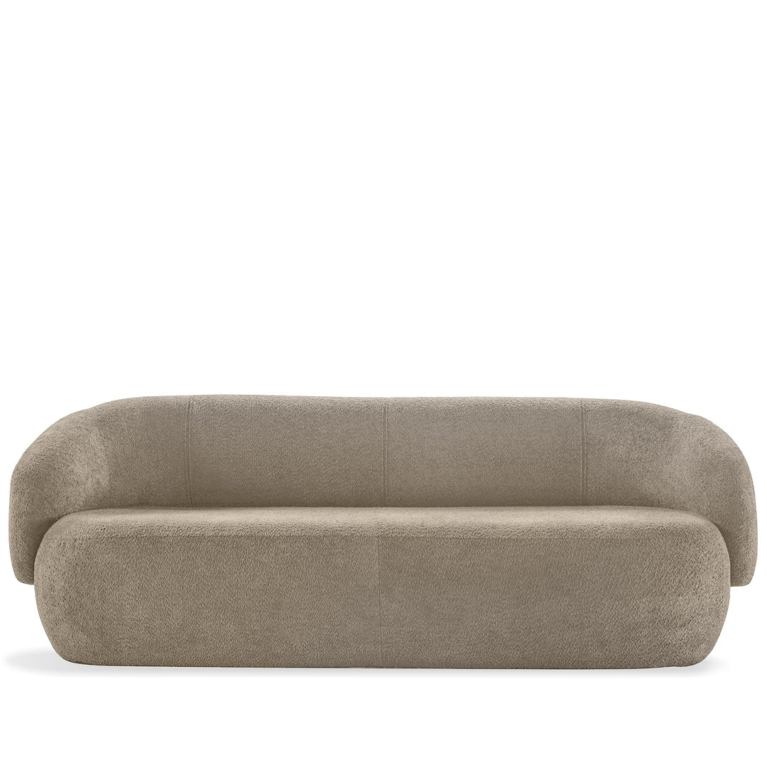 Scandinavian fabric 3 seater sofa oslo in still life.