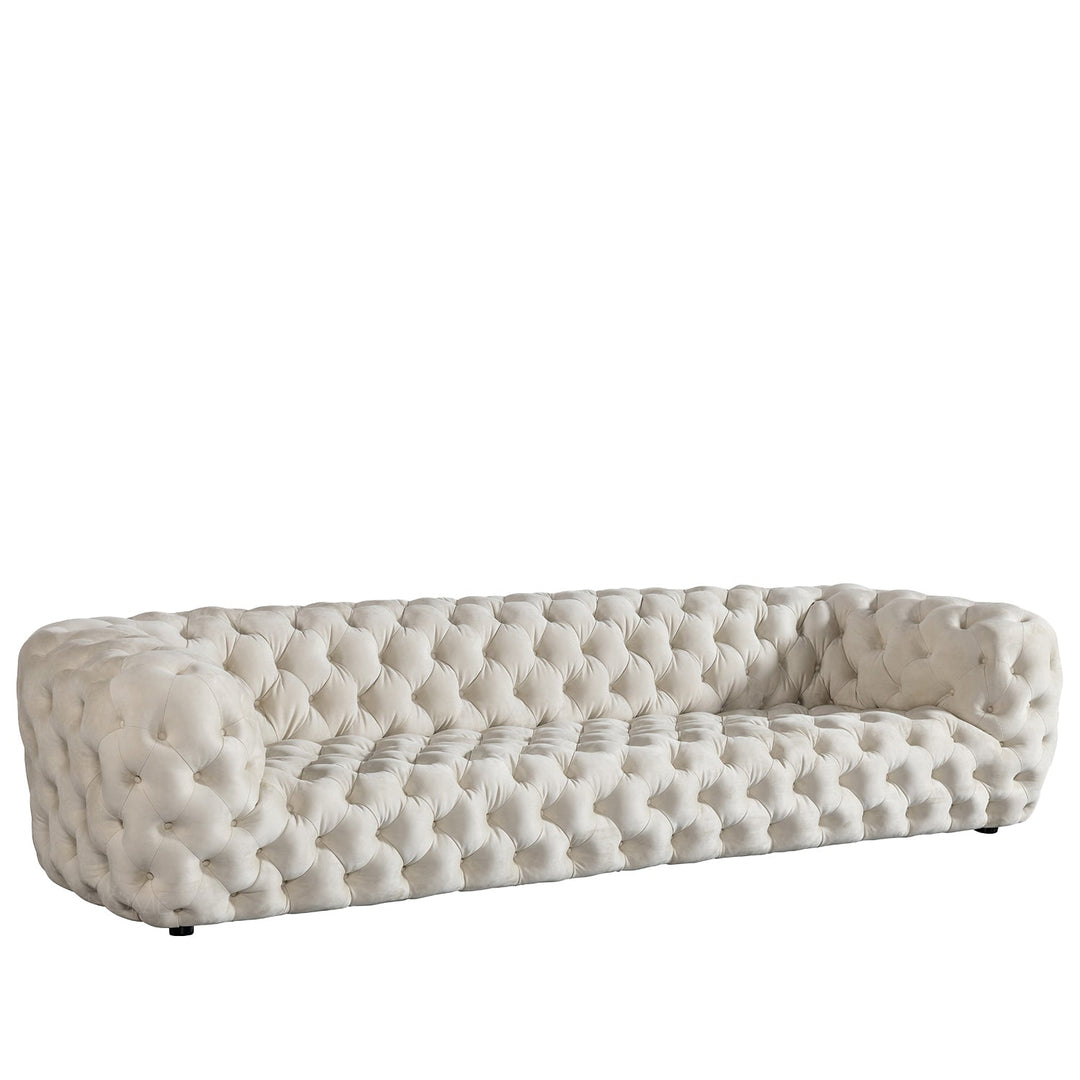 Scandinavian fabric 3 seater sofa mozart conceptual design.