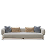 Scandinavian Fabric 4 Seater Sofa WALTZ