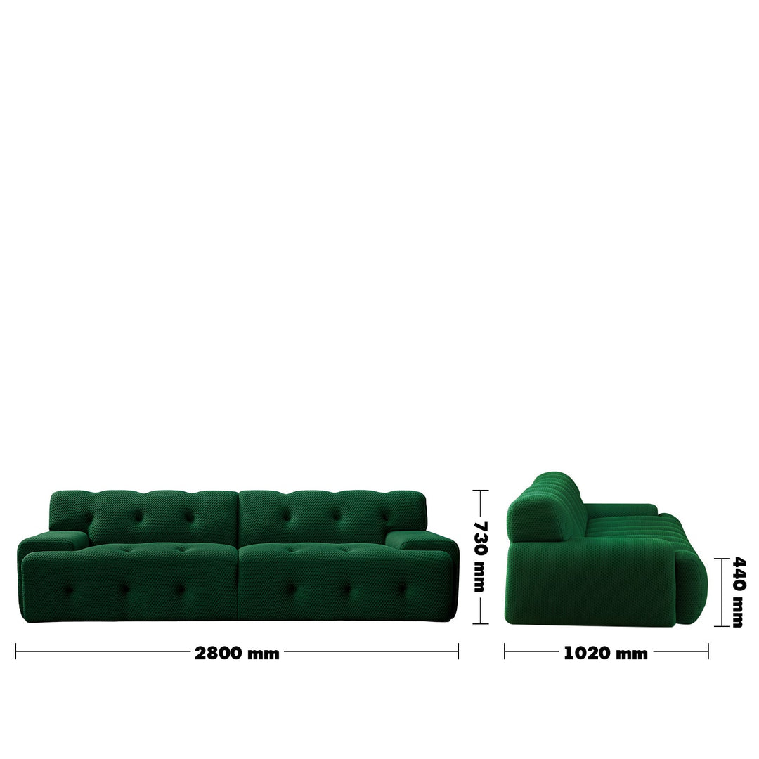 Scandinavian fabric 4 seater sofa blogger size charts.