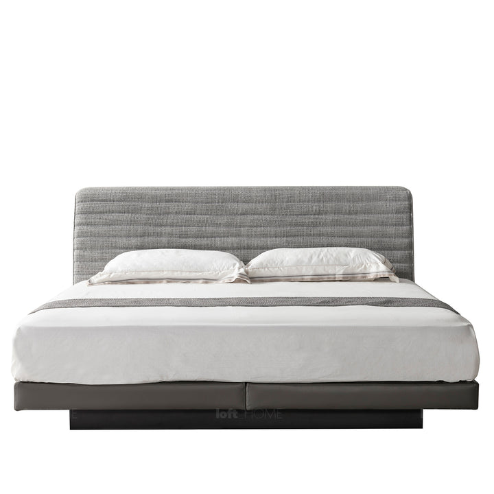 Scandinavian fabric bed hoverloft conceptual design.