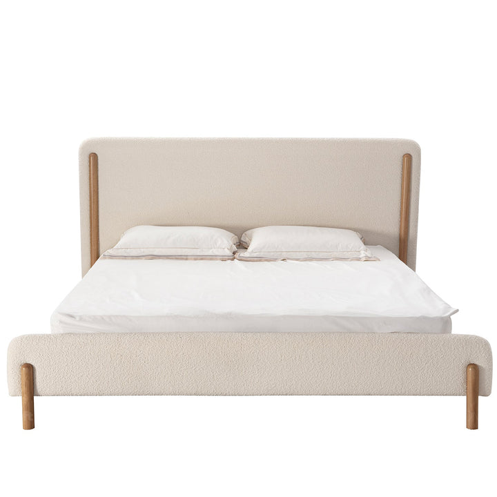Scandinavian fabric bed snowfluff conceptual design.