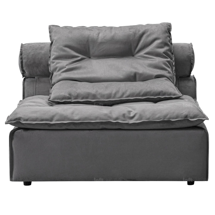 Scandinavian fabric modular 3 seater sofa woolen conceptual design.