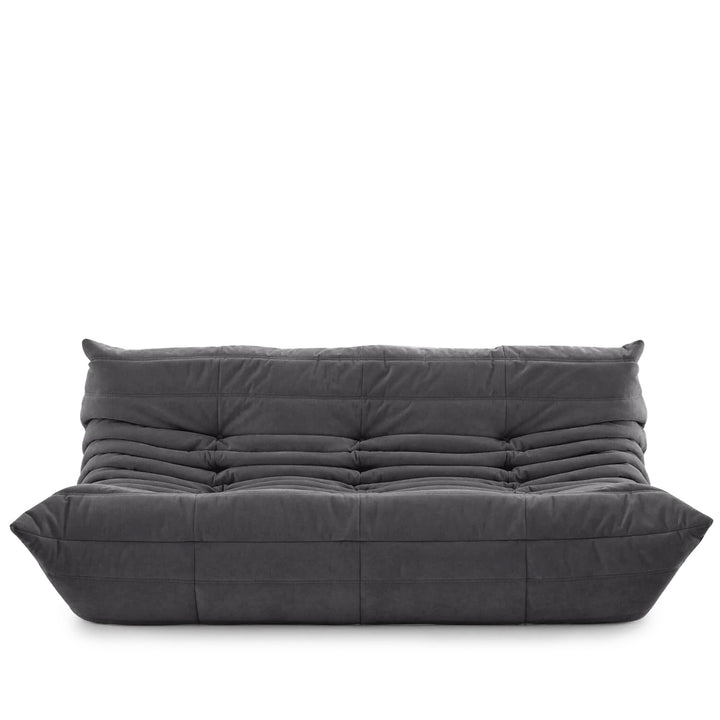 Scandinavian fabric modular 3 seater sofa cater detail 11.
