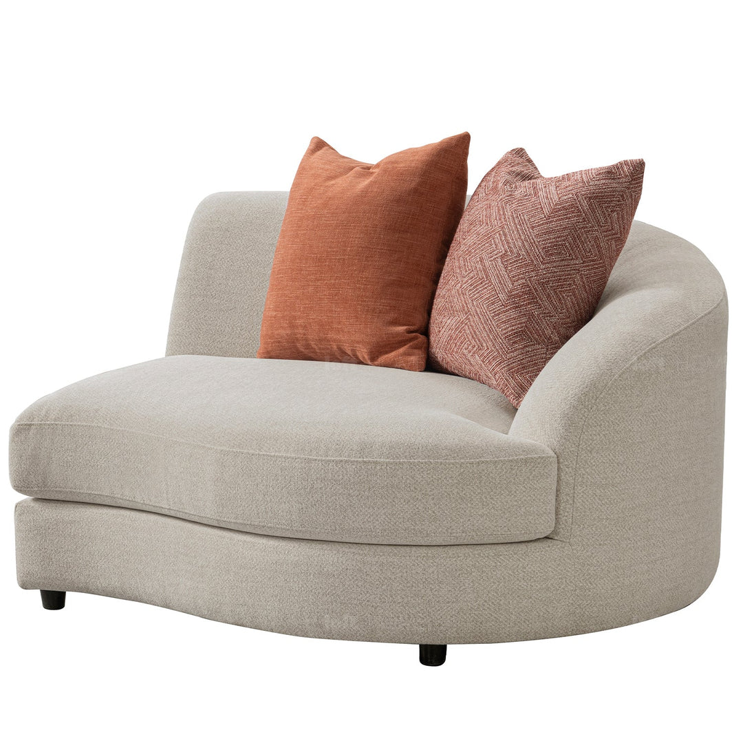 Scandinavian fabric modular 4.5 seater sofa groove situational feels.