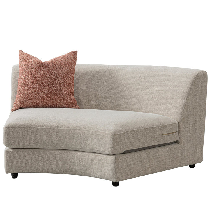 Scandinavian fabric modular 4.5 seater sofa groove detail 1.