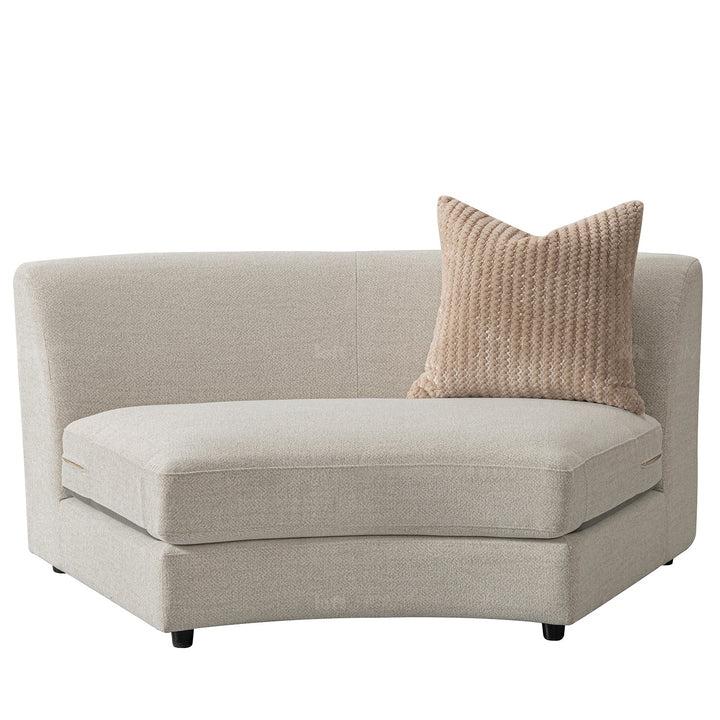 Scandinavian fabric modular l shape sectional sofa groove 3+3 detail 3.