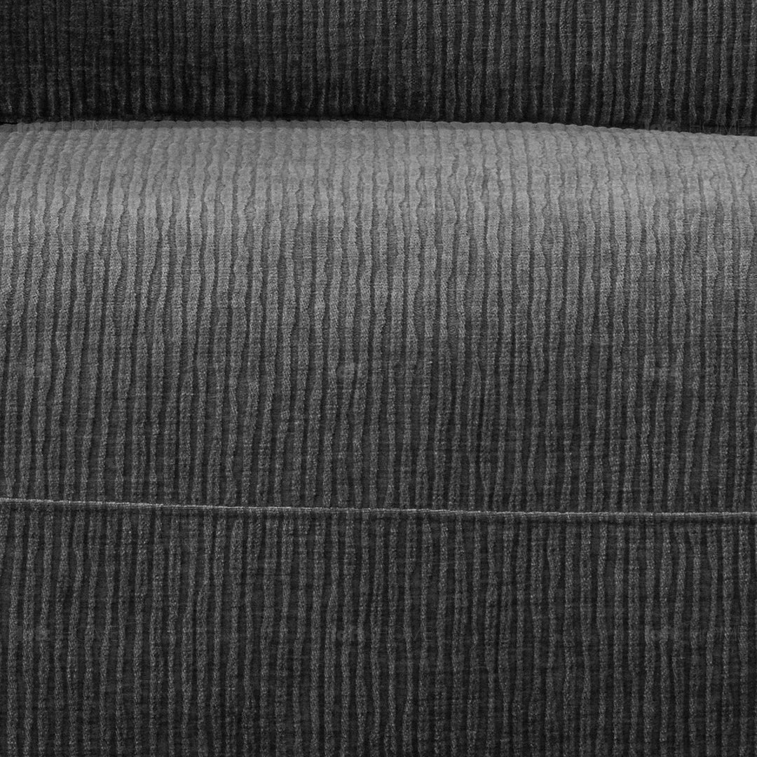 Scandinavian corduroy velvet fabric modular 4.5 seater sofa opera layered structure.