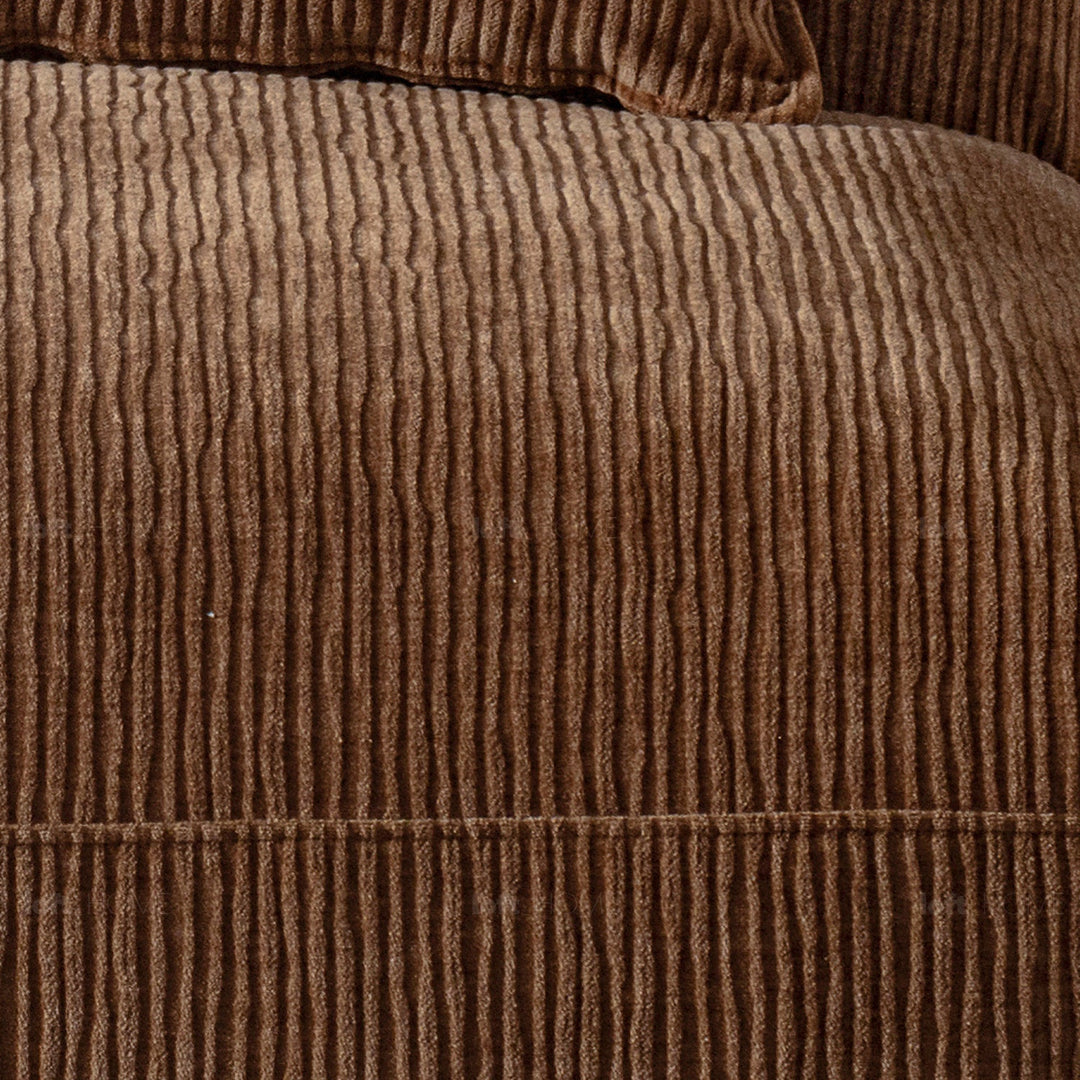 Scandinavian corduroy velvet fabric modular 4.5 seater sofa opera detail 1.