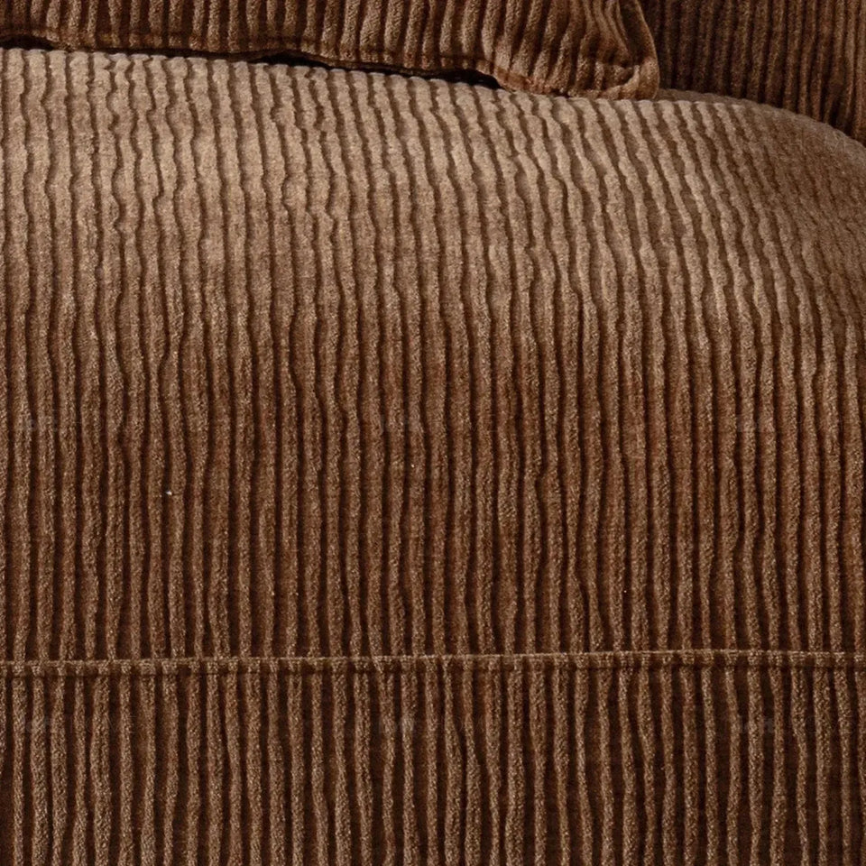 Modern corduroy velvet fabric modular 4 seater sofa opera detail 1.