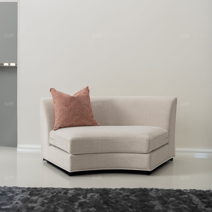 Scandinavian fabric modular armless 1 seater sofa groove environmental situation.