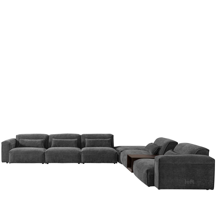 Scandinavian corduroy velvet fabric modular armless 1 seater sofa opera environmental situation.