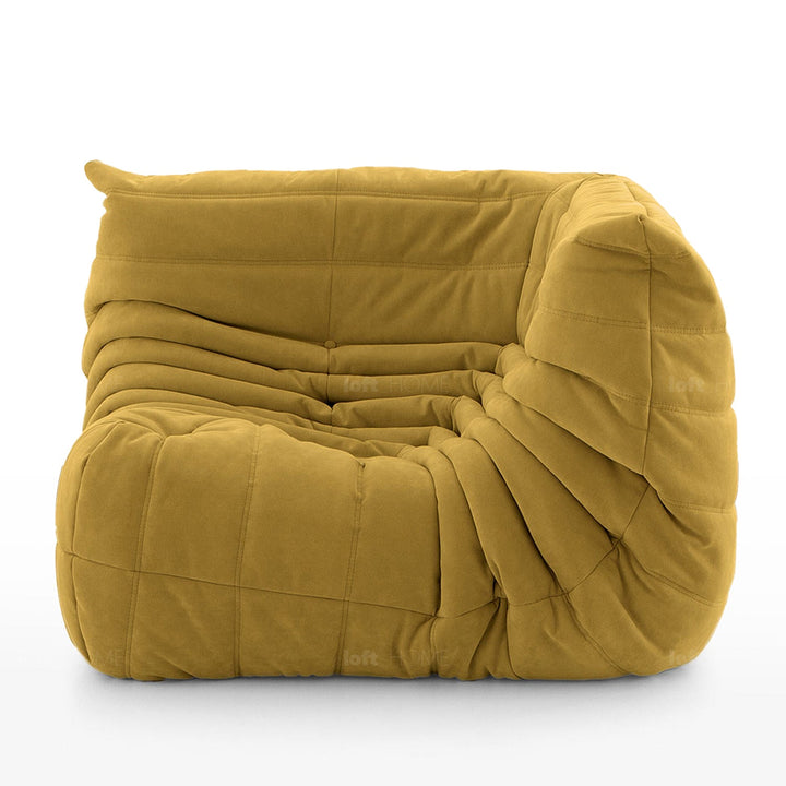 Scandinavian fabric modular corner 1 seater sofa cater environmental situation.