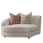 Cream Fabric Modular Corner 1 Seater Sofa GROOVE
