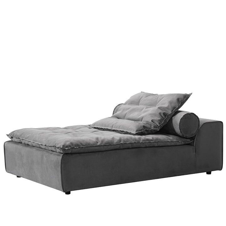 Scandinavian fabric modular l shape sectional sofa woolen 4.5+l detail 4.