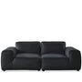 Minimalist Microfiber Leather 3 Seater Sofa FLEECE