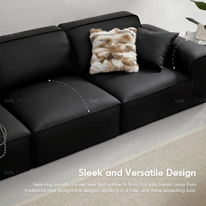 Scandinavian microfiber leather 3 seater sofa fleece color swatches.