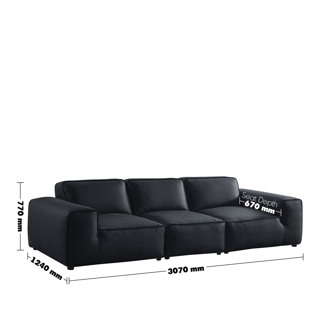 Scandinavian microfiber leather 4 seater sofa fleece size charts.