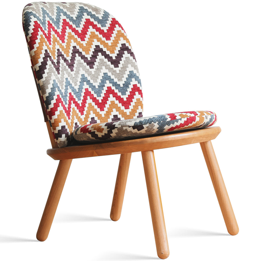 Scandinavian Mixed Weave Fabric 1 Seater Sofa KOMACHI