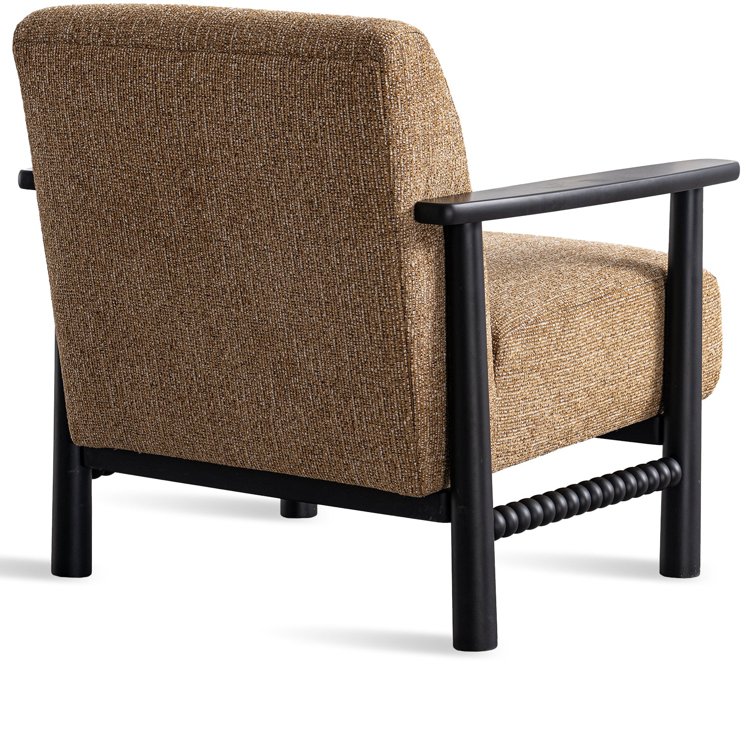 Japandi mixed weave fabric 1 seater sofa neman environmental situation.