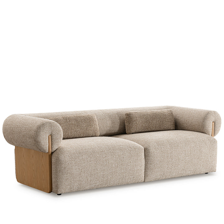 Scandinavian Mixed Weave Fabric 3 Seater Sofa LANGE