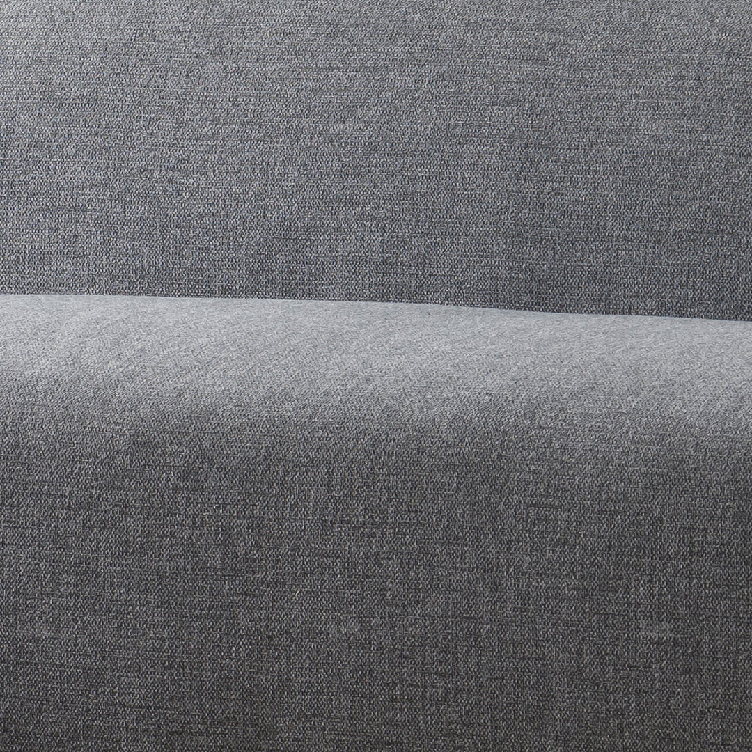 Scandinavian Mixed Weave Fabric L Shape Sectional Sofa PAVILION 3.5+L