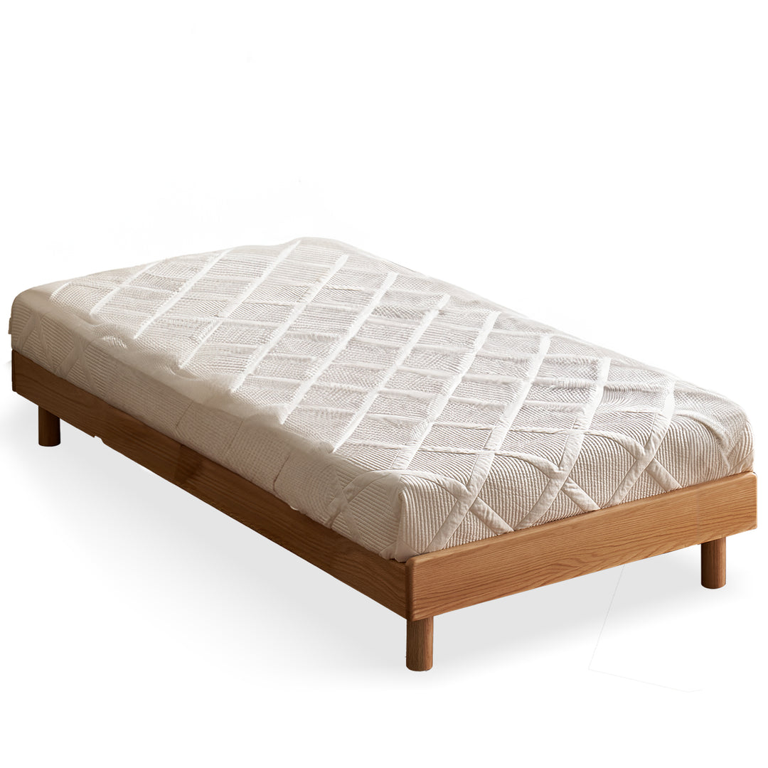 Scandinavian Oak Wood Platform Bed GRIMM