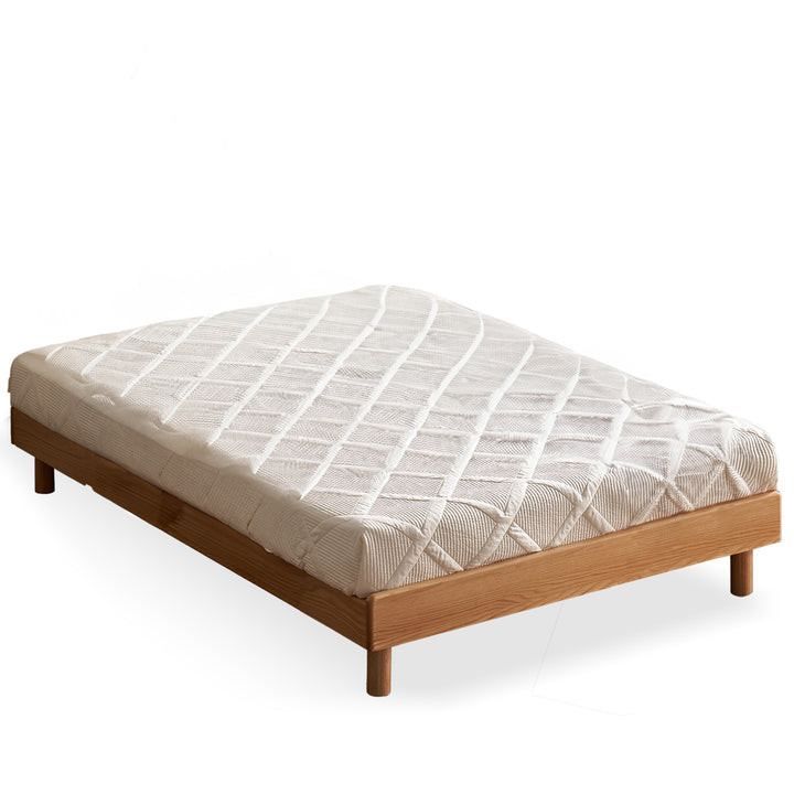 Scandinavian Oak Wood Platform Bed GRIMM