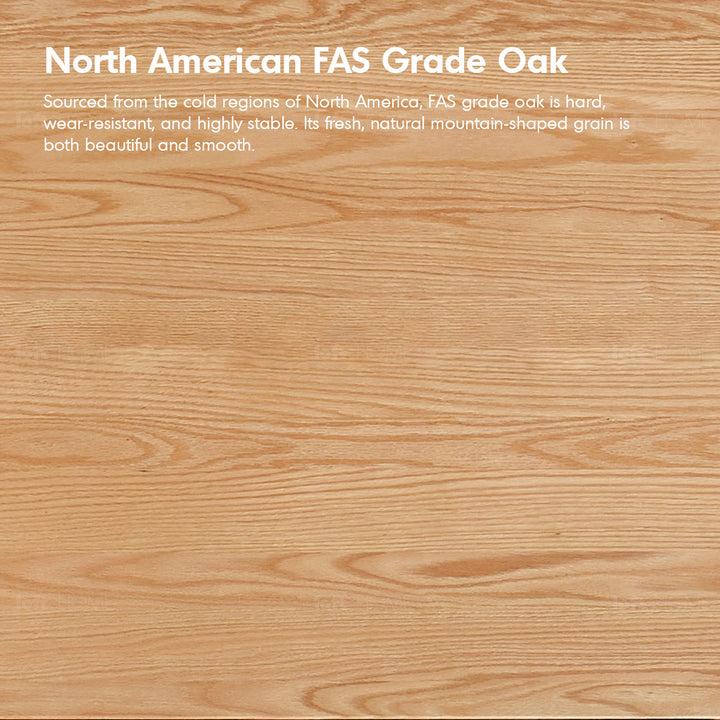 Scandinavian oak wood bench ligna color swatches.