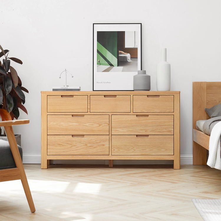 Scandinavian Oak Wood Chest Of Drawers BREEZE Good to Know Preview-1