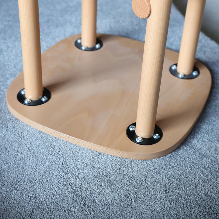 Scandinavian beech wood side table hilda situational feels.