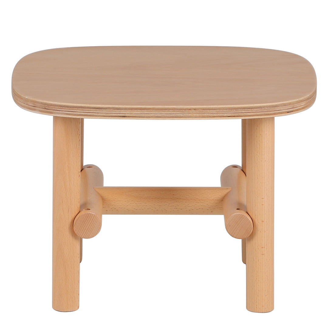 Scandinavian beech wood side table hilda detail 1.