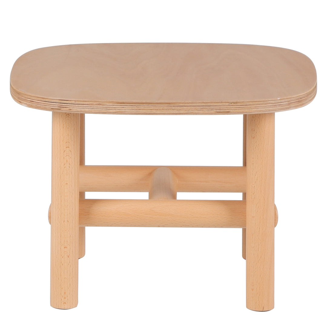 Scandinavian beech wood side table hilda detail 2.