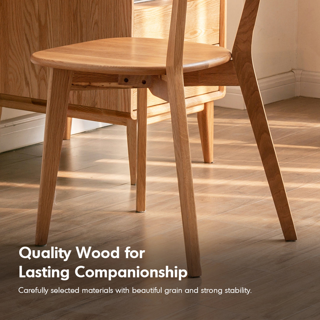 Scandinavian oak wood dining chair elm situational feels.