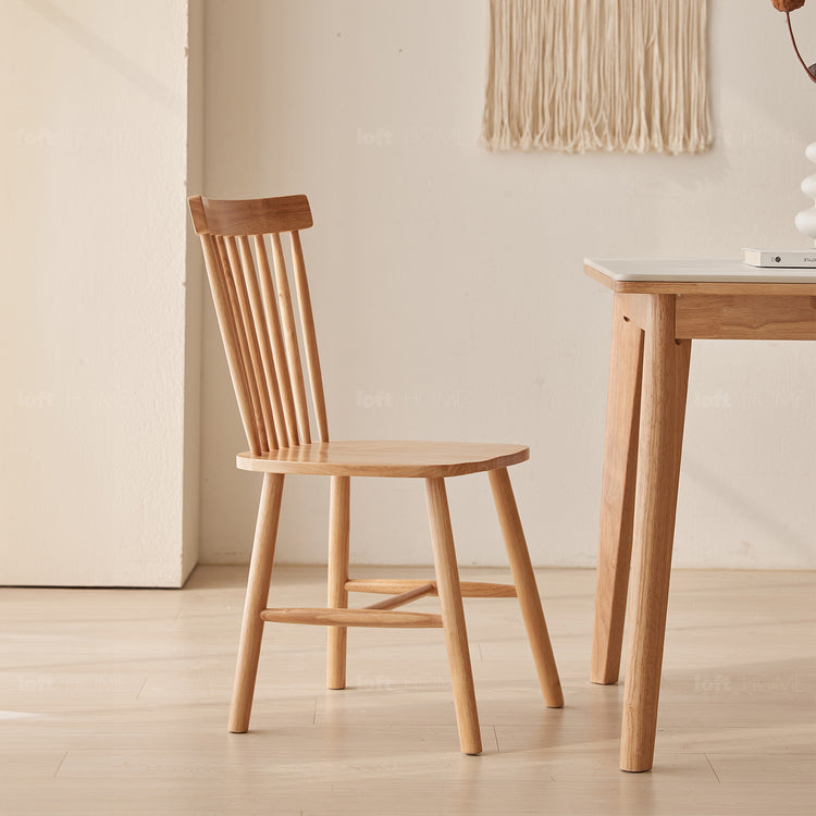 Scandinavian Rubber Wood Dining Chair WINDSOR Good to Know Preview-1