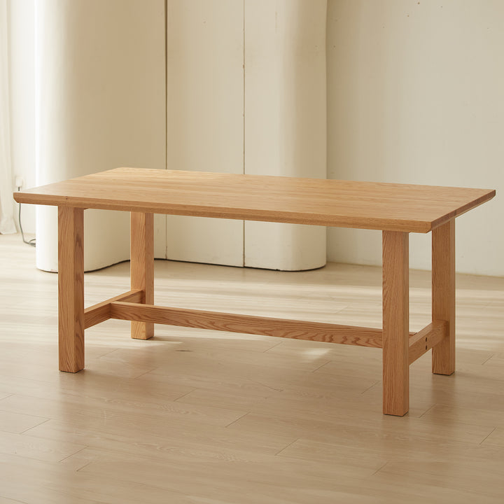 Scandinavian oak wood dining table haven detail 11.