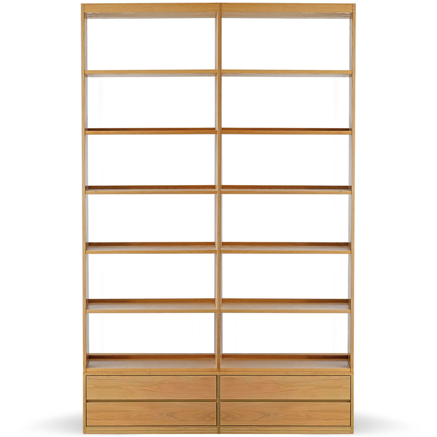 Scandinavian Oak Wood Bookshelf SHELFIX