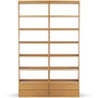 Scandinavian Oak Wood Bookshelf SHELFIX